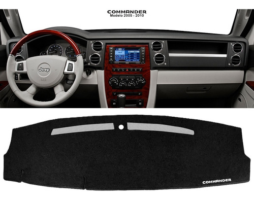 Cubretablero Bordado Jeep Commander Modelo 2005 - 2010 Foto 2