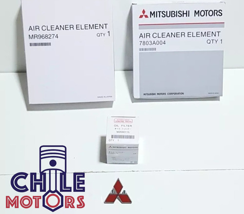 Kit Filtros Originales Mitsubishi Lancer Rt-rs 1.6 12-18  Foto 2