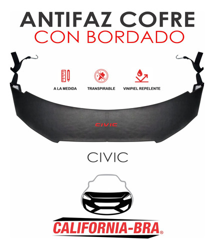 Antifaz Para Cofre Honda Civic 2004 2005  Foto 2