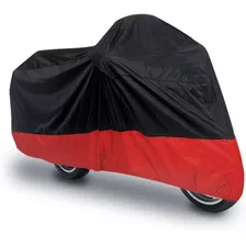 Uxcell Xxl 180t Rain Dust Motorcycle Cover Negro+rojo Exteri