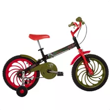 Bicicleta Infantil Aro 16 Caloi Power Rex Com Rodinhas