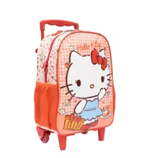 Mala Com Rodas 14 Hello Kitty R - 10861 - Artigo Escolar Cor Rosa
