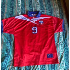 Polera Original Selección Chilena 1998 Zamorano.