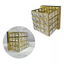 Arandela Carpo Cristal Legítimo K9 Dourado Luminária G9 Cor Inox 110v/220v