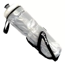 Kit Suporte + Garrafa Caramanhola Bicicleta Ciclismo 650ml Cor Cinza