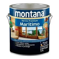 Marítimo Premium Natural Brilhante P/ Madeira Montana 3,6l