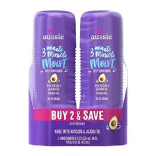  Aussie 3 Minute Miracle Moist Acondicionador 236 Ml 2 Pack