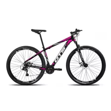 Bicicleta Aro 29 Gts Alumunio Rdx 21v Câmbio Shimano A Disco Cor Preto/rosa Tamanho Do Quadro 17