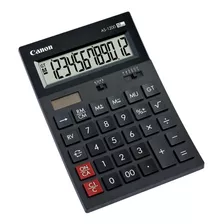 Calculadora Canon De Escritorio As-1200 12 Digitos Color Negro
