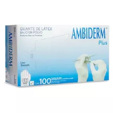 Guantes De Látex Ambiderm Bajo En Polvo