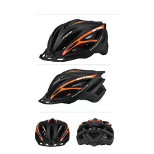 Casco Bici Gub M1 Pro Negro Mate Con Color Color Naranja Talle M-l