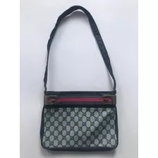 Gucci Sherry Line Gg Bolso De Hombro De Lona Cuero Vintage