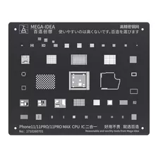 Qianli Mega-idea Reballing Black Stencil Iphone11/11pro/max