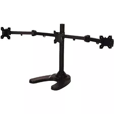 Ezm Triple Monitor Mount Stand Free Standing Hasta 24&#34; .