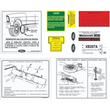 Adesivos Advertencia Cofre Motor Ford Landau Galaxie 1976