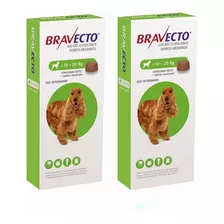 Antipulgas Para Perro Bravecto 500 Mg 10-20 Kg Pack X2