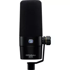 Presonus, 1 Micrófono Dinámico Vocal, Xlr, Negro (pd-70)