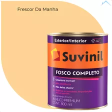 Tinta Parede Suvinil Fosco Completo Tons Lider Amarelo 800ml