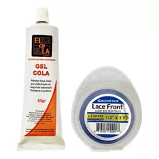 Gel Cola 60g P/ Mega Hair + Fita Azul 3 Metros