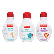 Kit Shampoo Condicionador E Sabonete Fisher Price Infantil 