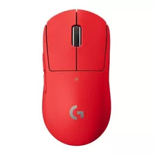 Mouse Logitech G Pro X Superlight Wireless Lightspeed Rojo