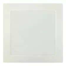 Painel Led Plafon De Embutir Quadrado 25w Bivolt Minimalista Cor Luz Neutra 4000k