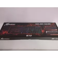 Teclado Gamer Xemoki Xk-g7 Simil Mecánico Retroiluminado Pc.