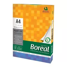 Resma A4 75grs Boreal Celulosa Papel Obra 500 Hojas