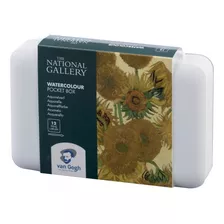 Set Acuarelas Van Gogh National Gallery 12 Pastillas +pincel