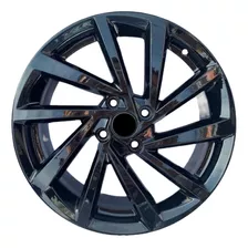 Kit 4 Rodas Aro 17x6 R-seven 4x100 Black Zk-780