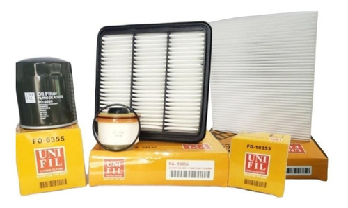 Kit De Filtros Mitsubishi L200 Diesel 2.5l 12-19 4 Filtros  Foto 2