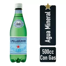 Agua San Pellegrino Con Gas Botella Pet 500 Ml