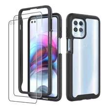 Funda Transparente+2 Protectores De Pantalla Para Moto G100 