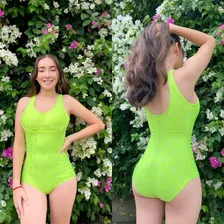 Traje De Baño Cabana, Control Abdomen Y Tela Resistente