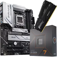 Kit Amd Ryzen 7 7700x + Asus Prime X670-p + 32 Gb Ddr5