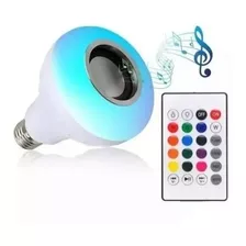 Bombillo Inteligente Corneta Música Bluetooth + Control Led