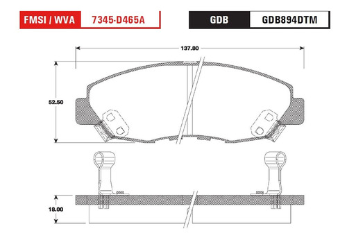 Kit Balatas D/t Ceramica Trw Civic Coupe 1.8 2006 Foto 2