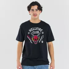 Playera Stranger Things Hellfire Club Hombre Original