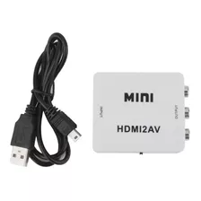 Adaptador Conversor Hdmi Para Áudio E Vídeo Rca Hdmi X Av