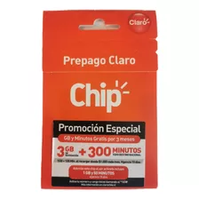 Chip Claro 50 Min + 1 Gb + Redes S.