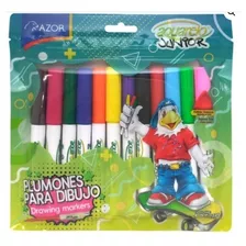 Plumones Para Dibujo Aquarelo Junior C/12