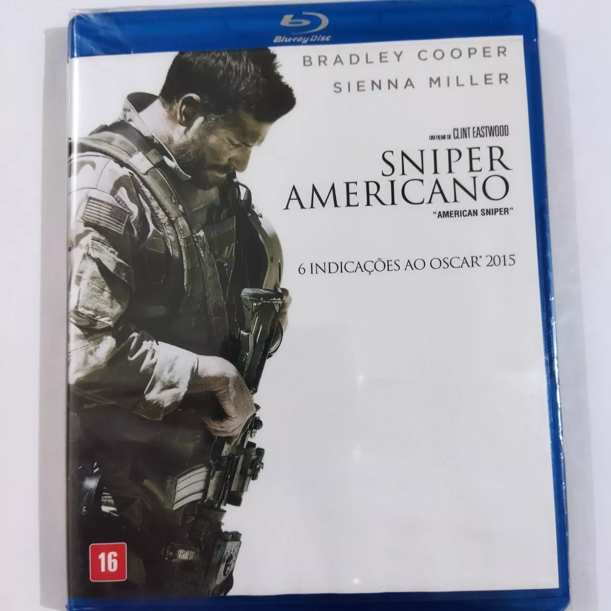 Blu-ray Sniper Americano Lacrado - Dublado / Legendado