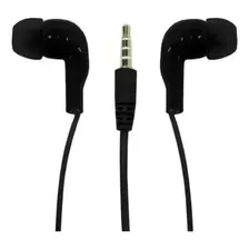 Fone De Ouvido Intra-auricular Com Microfone 3.5mm Slim Cor Preto