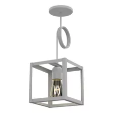 Lámpara Colgante Cubo Cuadrado Moderno 1 Luz E27 Oferta