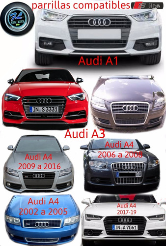 Emblemas Audi Sline Parrilla Y 2 Laterales A1,a3,a4,a5,tt,q5 Foto 4
