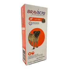 Antipulgas E Carrapatos Para Cães Bravecto - De 4,5kg A 10kg