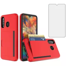 Funda Para Samsung Galaxy A20 (color Rojo)