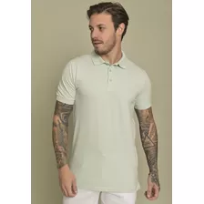 Camisa Gola Polo Color Verde Masculino Dialogo Jeans