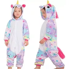 Pijama Disfraz Unicornio Estrellas Niña Y Adulto