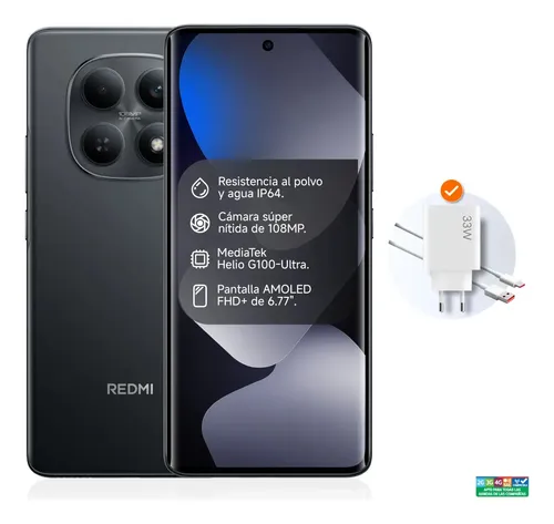 Xiaomi Redmi Note 15 4G Negro 256 Gb Rom 8 Gb Ram